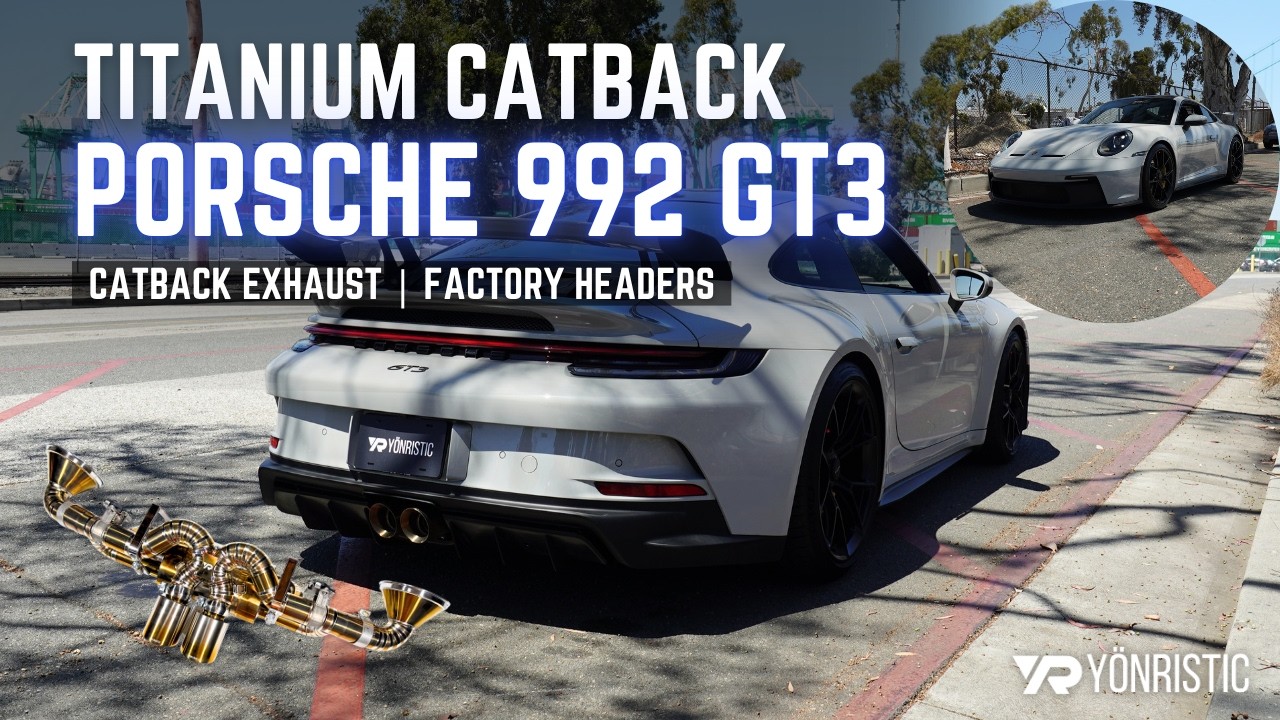 992 GT3 | Yonristic VANTA Titanium Catback + OEM Headers