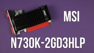 MSI GeForce GT 730 (N730K-2GD3H/LP) - відео 1
