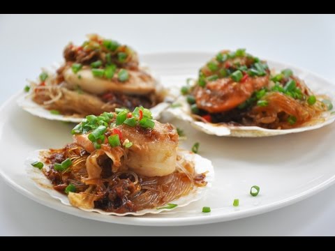 Steamed Scallops with Garlic and Vermicelli