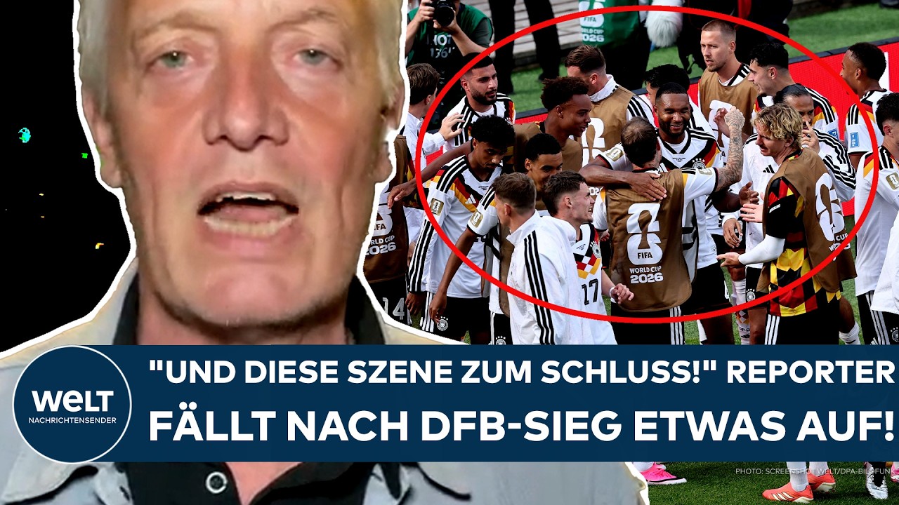 WM 2026: "Und diese Szene zum Schluss!" Reporter fällt nach DFB-Sieg gegen Elfenbeinküste etwas auf!