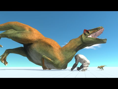 GIANT ALLOSAURUS & TINY ALLOSAURUS vs UNITS - Animal Revolt Battle Simulator