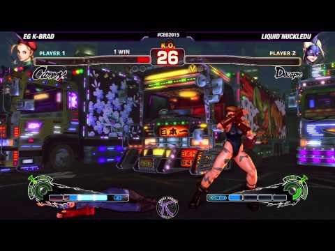 #CEO2015 #USF4 Top 32 L1 - EG KBrad (CAM) vs LIQUID NuckleDu (DEC)