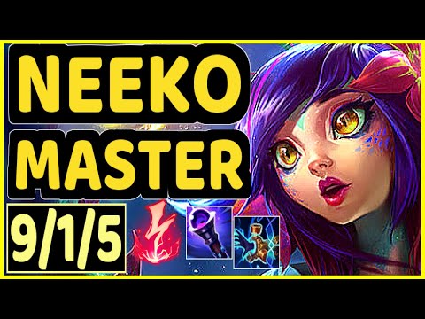 MAGIFELIX (NEEKO) - 9/1/5 KDA MID GAMEPLAY - EUW Ranked MASTER