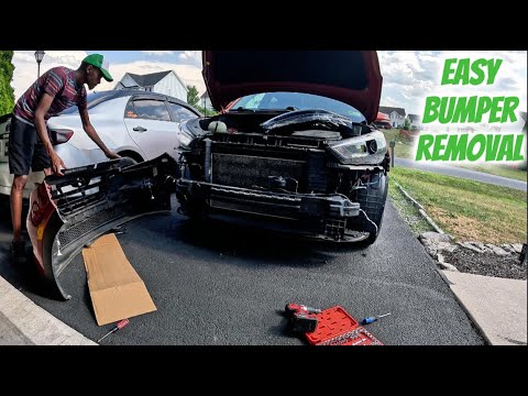 How Easy it Is to Remove Your Hyundai Tuscon Front Bumper #diy #hyundaitucson #frontbumper #youtube