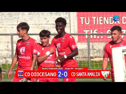 Resumen: CD Diocesano - CD Santa Amalia (Tercera Federación Gr.XIV 24/25)