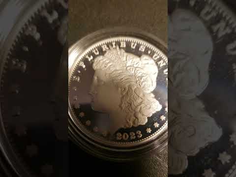 Morgan 2023 Proof Dollar from Sanfransico mint #coins #usmint