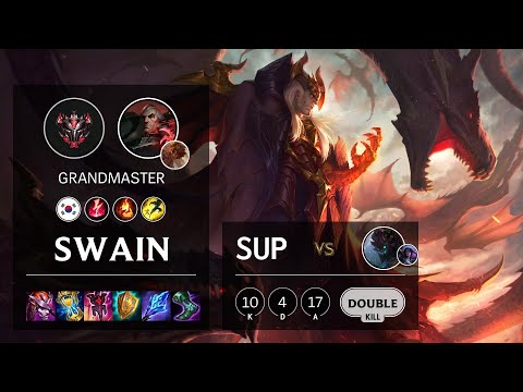 Swain Support vs Maokai - KR Grandmaster Patch 10.25b