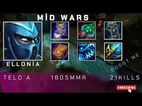 HoN | Mid Wars | Ellonia | telo`a | 1805 MMR