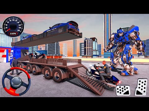 Us Police Robot Car Transport Truck Simulator Best Android Gameplay