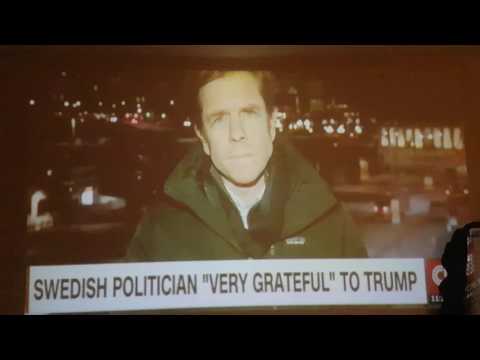 CNN om upplopp i Rinkeby och om SD 21 feb, 2017