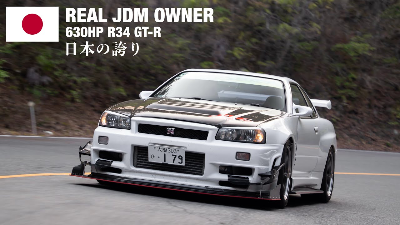 This Is a Real JDM Owner | 630HP R34 GT-R JAPAN