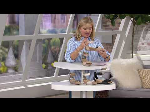 Earth Origins Leather Wedges - Kendra Kane on QVC