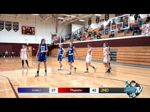 United vs. Thunder 8th Grade - GBA LIVE