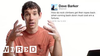 Alex Honnold Answers Rock Climbing Questions From Twitter | Tech Support | WIRED