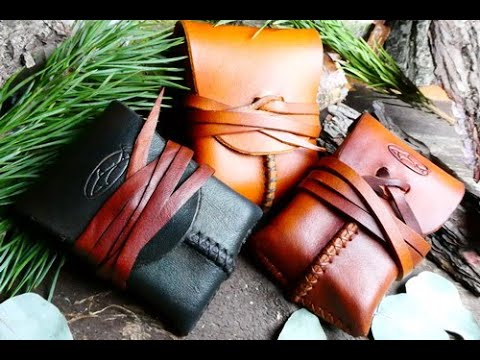 How to make a simple leather Pocket Tinderbox Pouch by Beaver Bushcraft