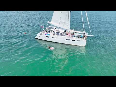 Hamptons bachelorette private yacht party aboard Valkyrie catamaran