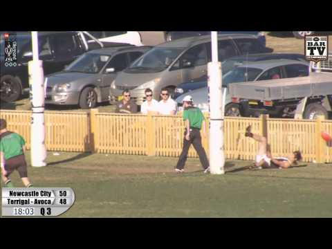 2014 BDAFL Round 15 1st Grade Highlights - Terrigal Avoca v Newcastle City