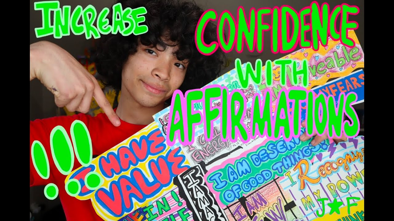 MAKE AN AFFIRMATION BOARD WITH ME !!!!!!! #artivism #selfhelp #confidencebooster