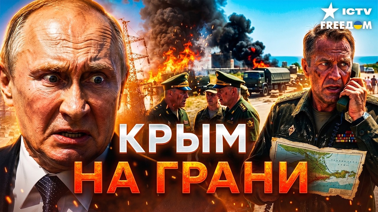 ТОЛЬКО ЧТО! ПОЛНЫЙ БЛЭКАУТ В КРЫМУ! Россияне массово БЕГУТ. Сезон СОРВАН