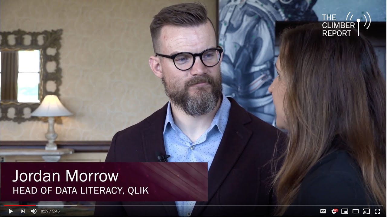 The key to becoming data literate with Qlik's Jordan Morrow | Climber Report from Qonnections