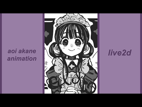 [Live2D] aoi akane animation