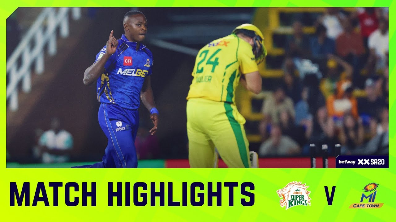 Joburg Super Kings vs MI Cape Town | Match 20 Highlights