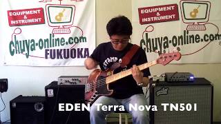 Video thumbnail for ベースアンプ弾き比べ！EDEN Terra Nova TN501 ＆ AGUILAR TONE HAMMER 500 by chuyaonline