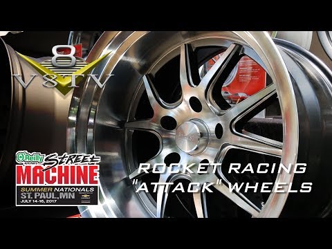 Rocket Racing Attack Wheels Preview at Street Machine Summer Nationals Video V8TV