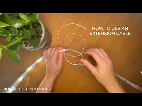 Philips hue lightstrip - How to use extension cable