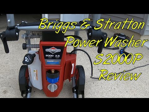 Briggs & Stratton S2000P Pressure Washer Review