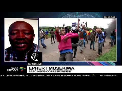 Latest on #ZimbabweShutDown from SABC journalist Ephert Musekiwa – VIDEO