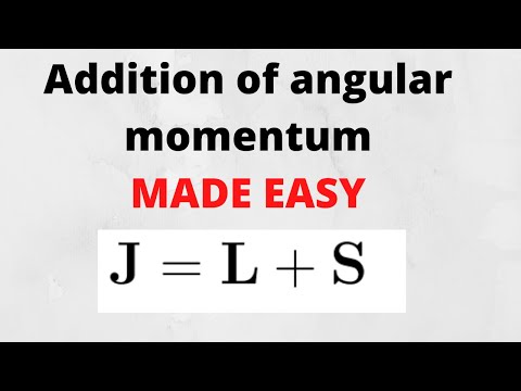Addition of angular momentum MADE EASY!!! (with example for two s=1/2 states)
