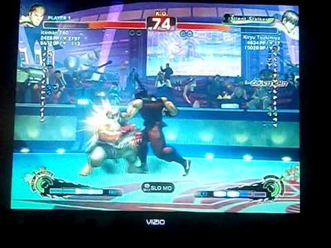 iceman (Ryu #22) vs. Kiryu Tsukimiya (Guy #1) SSFIV AE JAPANESE RANK MATCH