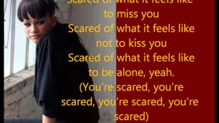 Scared by Zendaya (lyrics)