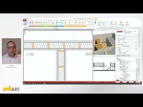 mbinar-Serie 2022 - Teil 3: Modellierung: Holzbau mit Holz-Ständerbau (Haus A)
