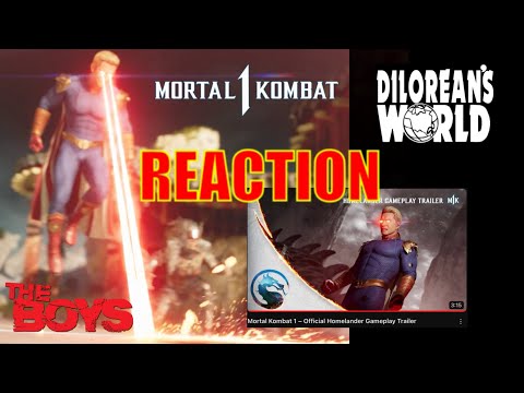 Mortal Kombat 1 - Official Homelander Gameplay Trailer - REACTION