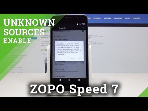 How to Allow Unknown Sources on ZOPO Speed 7 – Install Applications