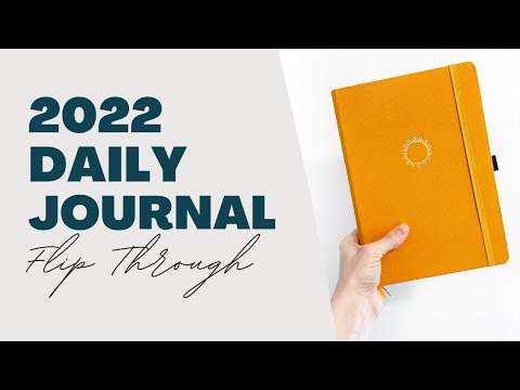 2022 Daily Journal | Flip Through | Archer & Olive Bullet Journal