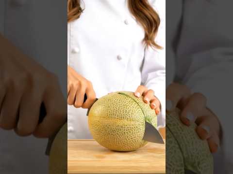 Chef Reveals the FASTEST Way to Cut a Melon 🔪🍉