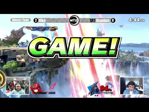 MTS 37: Winners Finals - Niko (Pyra/Mythra, Cloud) vs SPZ | Buandon (Ryu, Ridley)