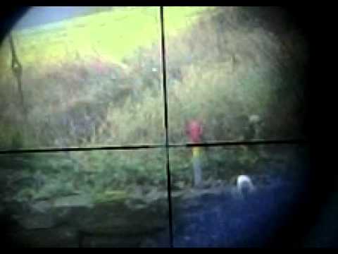 shooting an empty 12 gauge cartridge in slow motion