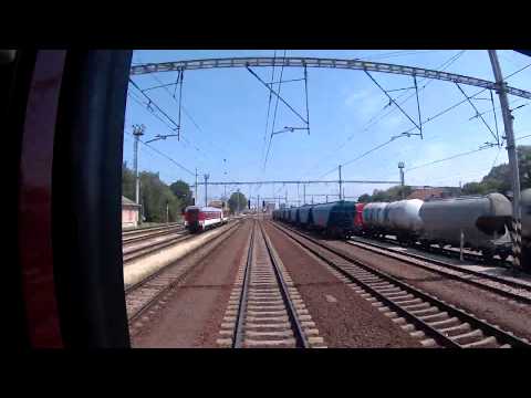 ŽSR 120 Trnava Bratislava | timelapse 4K lastwagonview ZSSK Bmpz vlaky