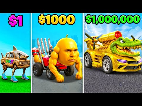 $1 to $1,000,000 BRAINROT CAR in GTA 5!