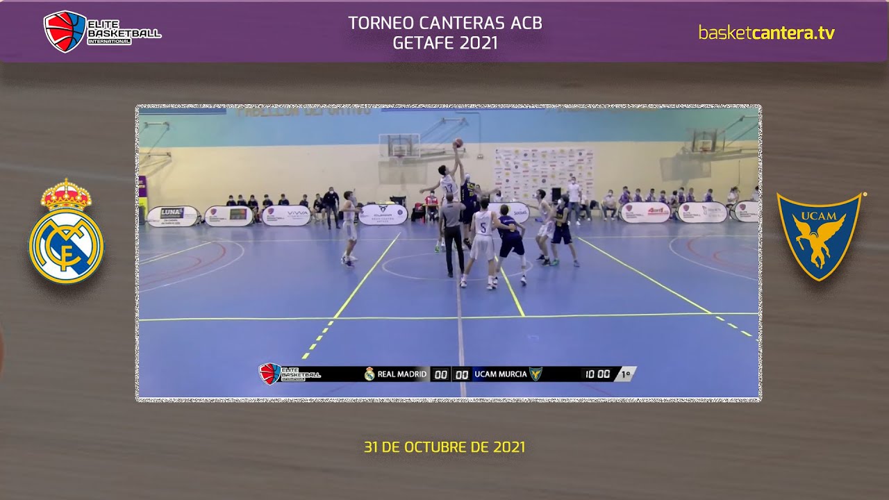 U14M - REAL MADRID vs UCAM Murcia. SEMIFINAL Torneo Elite Basketball Canteras ACB #BasketCantera.TV