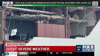 12:15 p.m. update: Metairie storm damage reported near Airline and Labarre