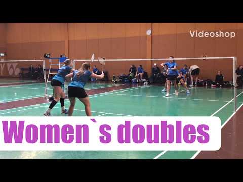 Heli Neiman / Caroline Brodersen (Gentofte) vs. Emma Abbotts / Julie Andersen (Værløse) doubles