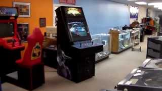 Namco's Soul Calibur Arcade Cabinet !  Cool 27" Monitor, This was a HUGE Machine!