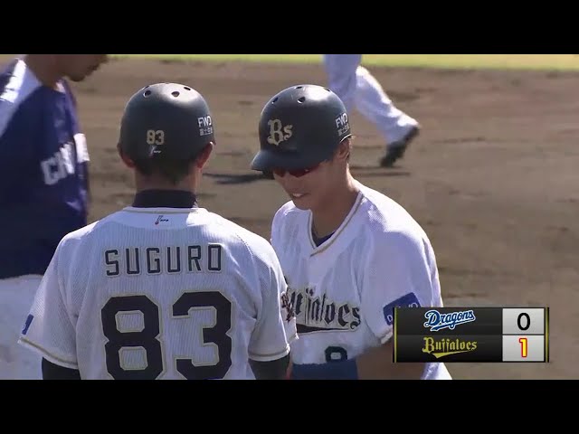 【ファーム】バファローズ・後藤のタイムリーで初回から先制!! 2018/9/28 Bs-D(ファーム)