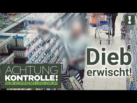 "Sie wurden schonmal erwischt!" Wiederholungs-Dieb klaut um WEITERZUVERKAUFEN! | Achtung Kontrolle