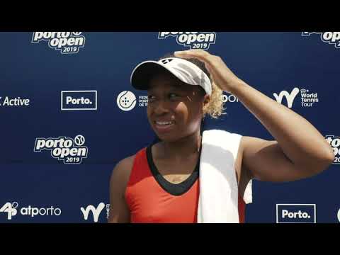 Porto Open 2019 - Interview with Myrtile Georges and Mari osaka